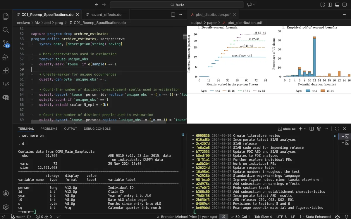 Best Practices for Economic Research